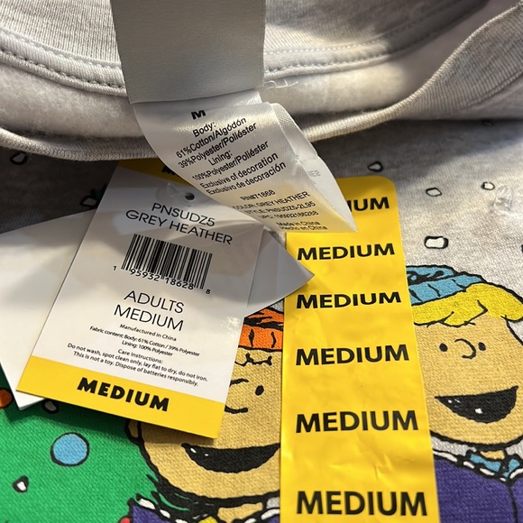 Peanuts Ladies Light Up Sweatshirt - Picture 8 of 9